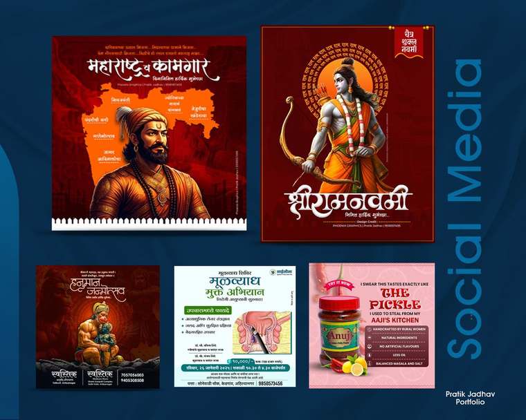 Festival social media designs